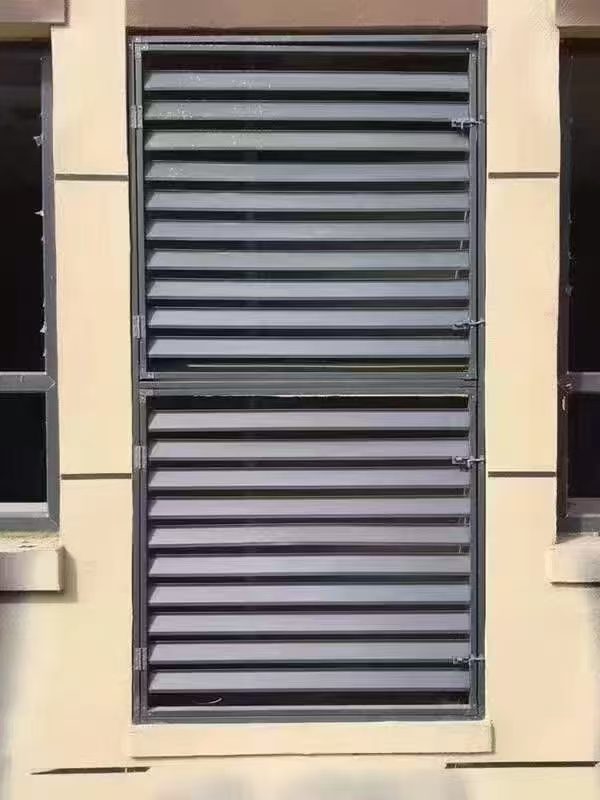 张家口市铝单板空调罩铝格栅百叶窗 - 方案